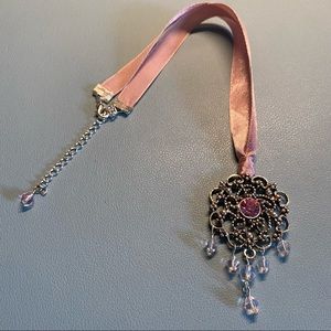 Satin ribbon necklace